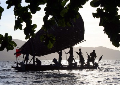 Papua New Guinea Sailaus Canoes