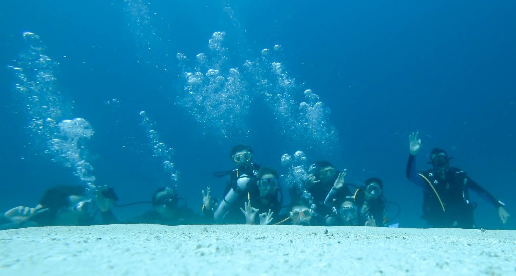 Underwater Group Shot